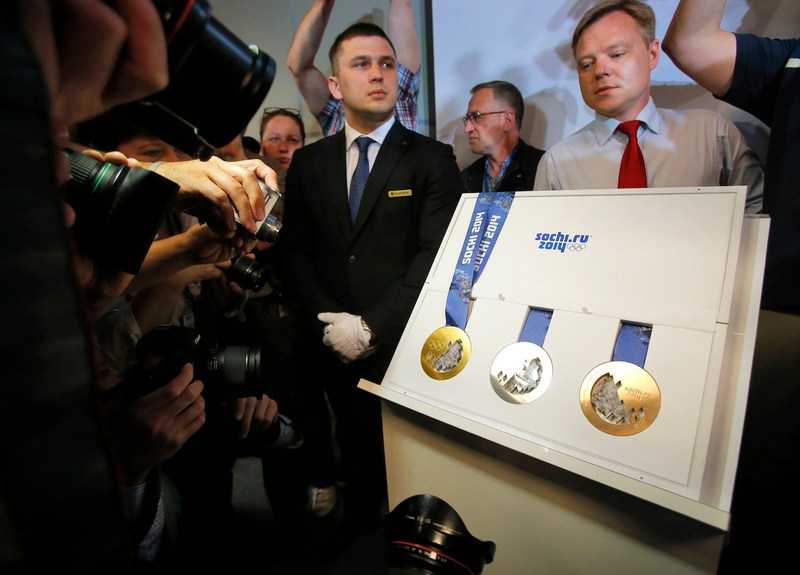 Illustration for article titled Here Are The 2014 Olympic Medals